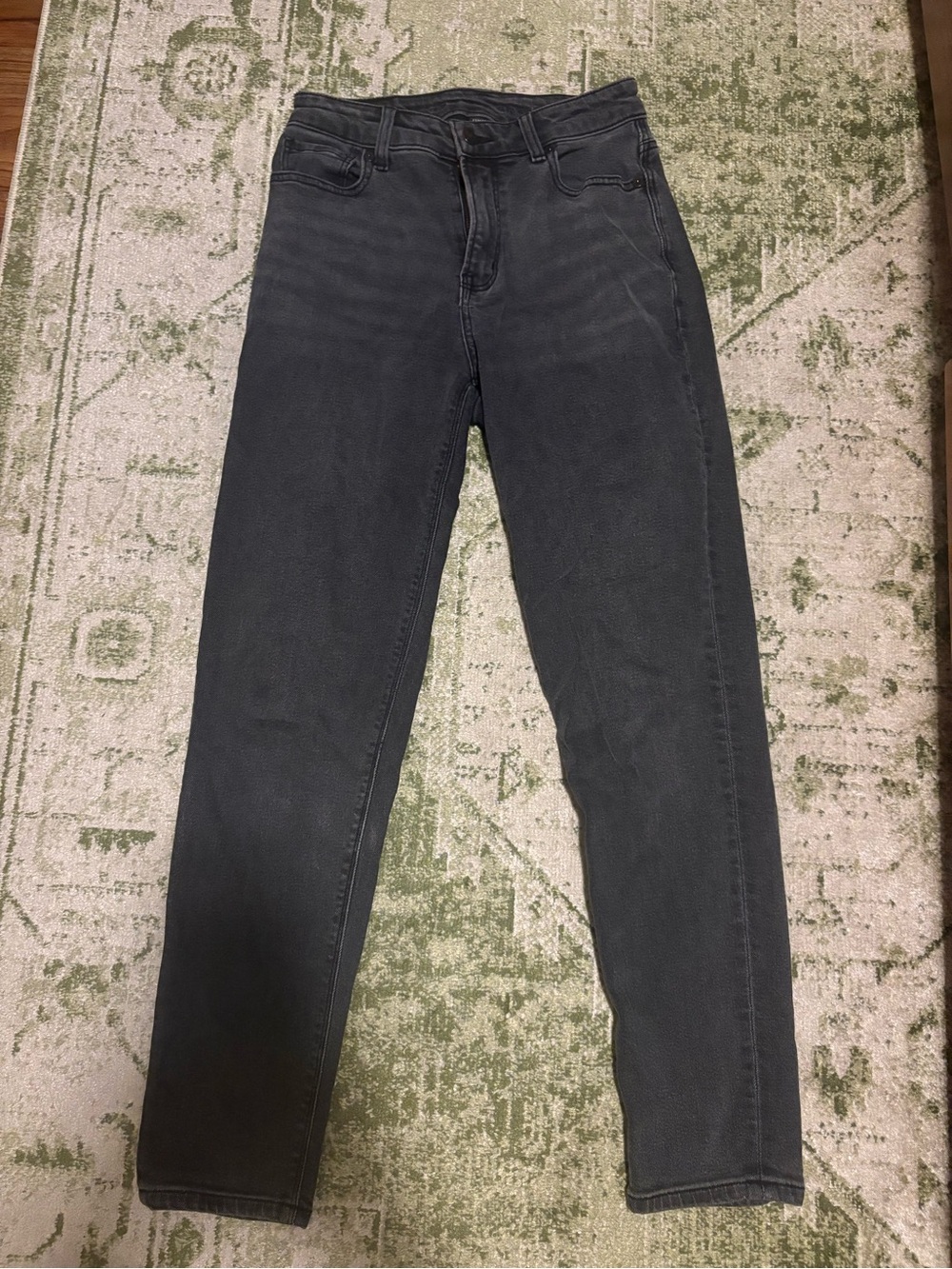 American Eagle Outfitters Charcoal Slim Straight Jeans
